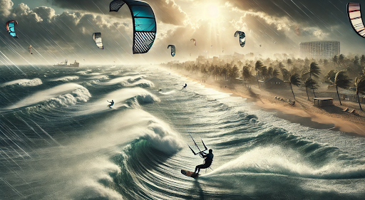 Kitesurfing